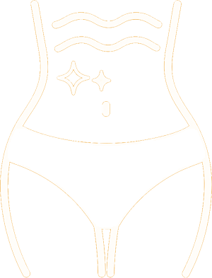 Icône blanche sur fond transparent représentant une peau lisse et ferme, symbole de raffermissement cutané.
